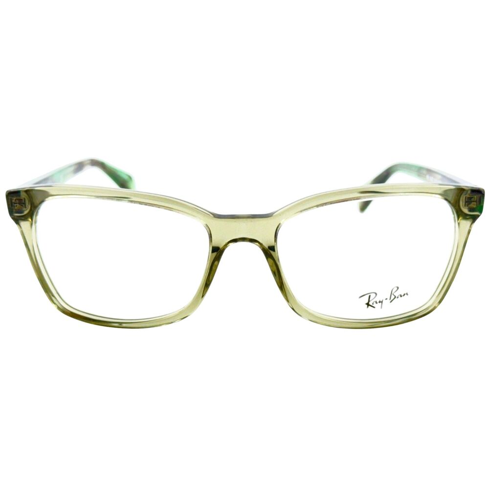 Ray Ban RB5362 Womens Plastic Eyeglass Frame 8178 Transparent Green 52-17 - Picture 3 of 5